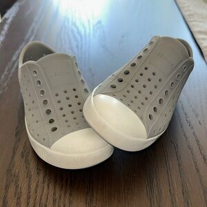 Native Toddler Shoes- Slip On- Gray- Size C11- gently used